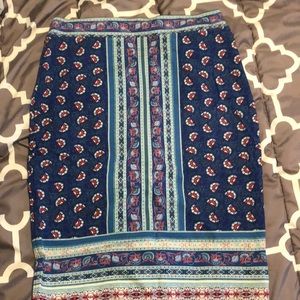Pixley pencil skirt